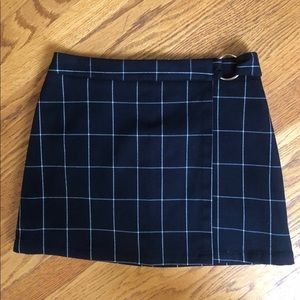plaid skirt